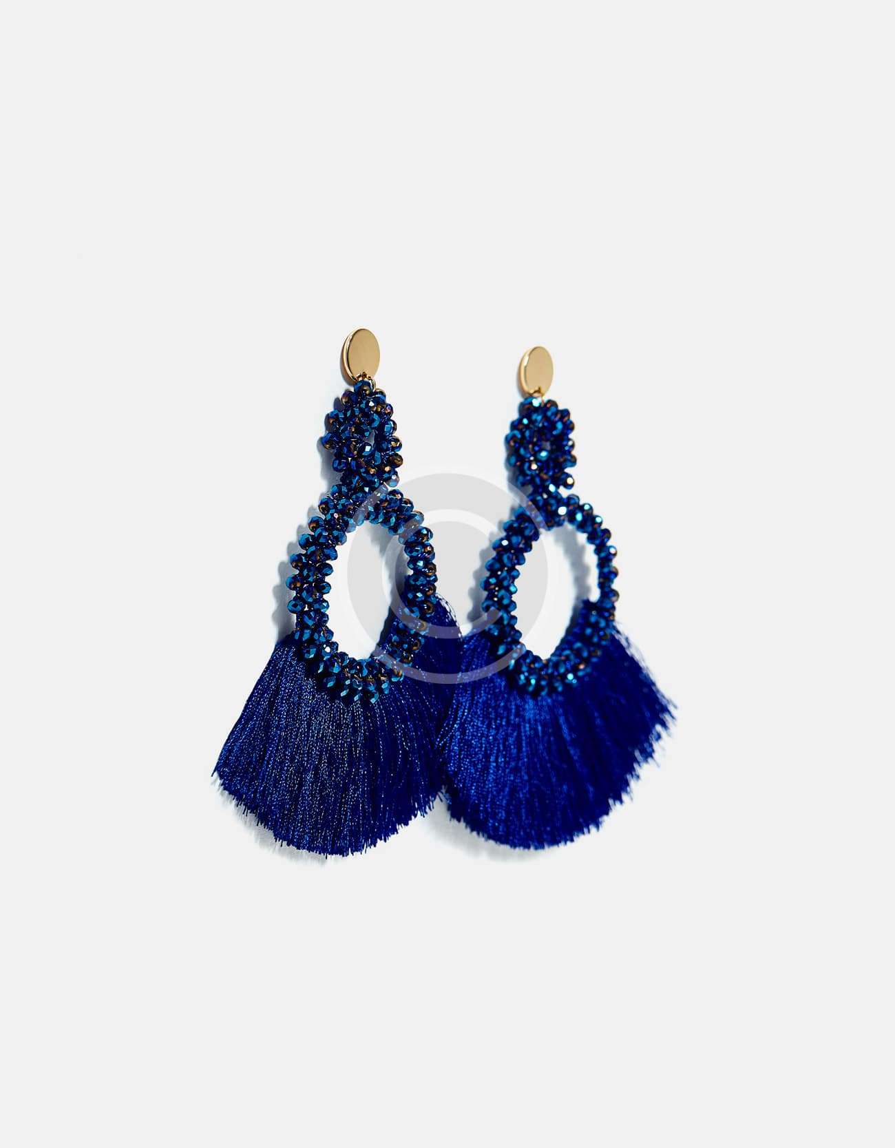 Cascading fringe earrings - Imagen 4