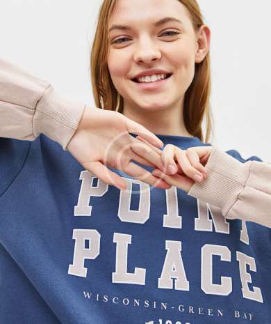 Womens oversized fall pullover